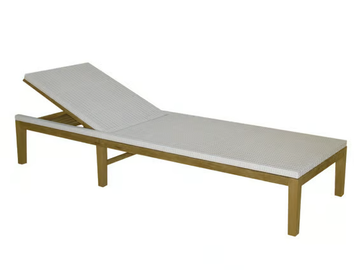 FIJI - Recliner synthetic fibre sun lounger by Il Giardino di Legno - view 3